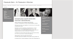 Desktop Screenshot of fotostudio-sahm.de